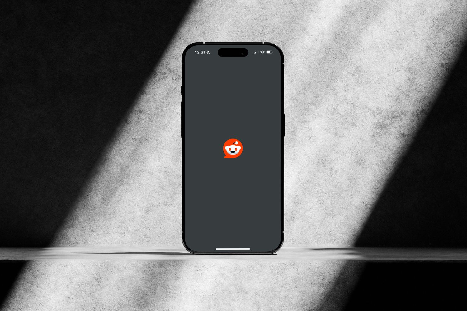 first page of the Reddit app in a phone mock up