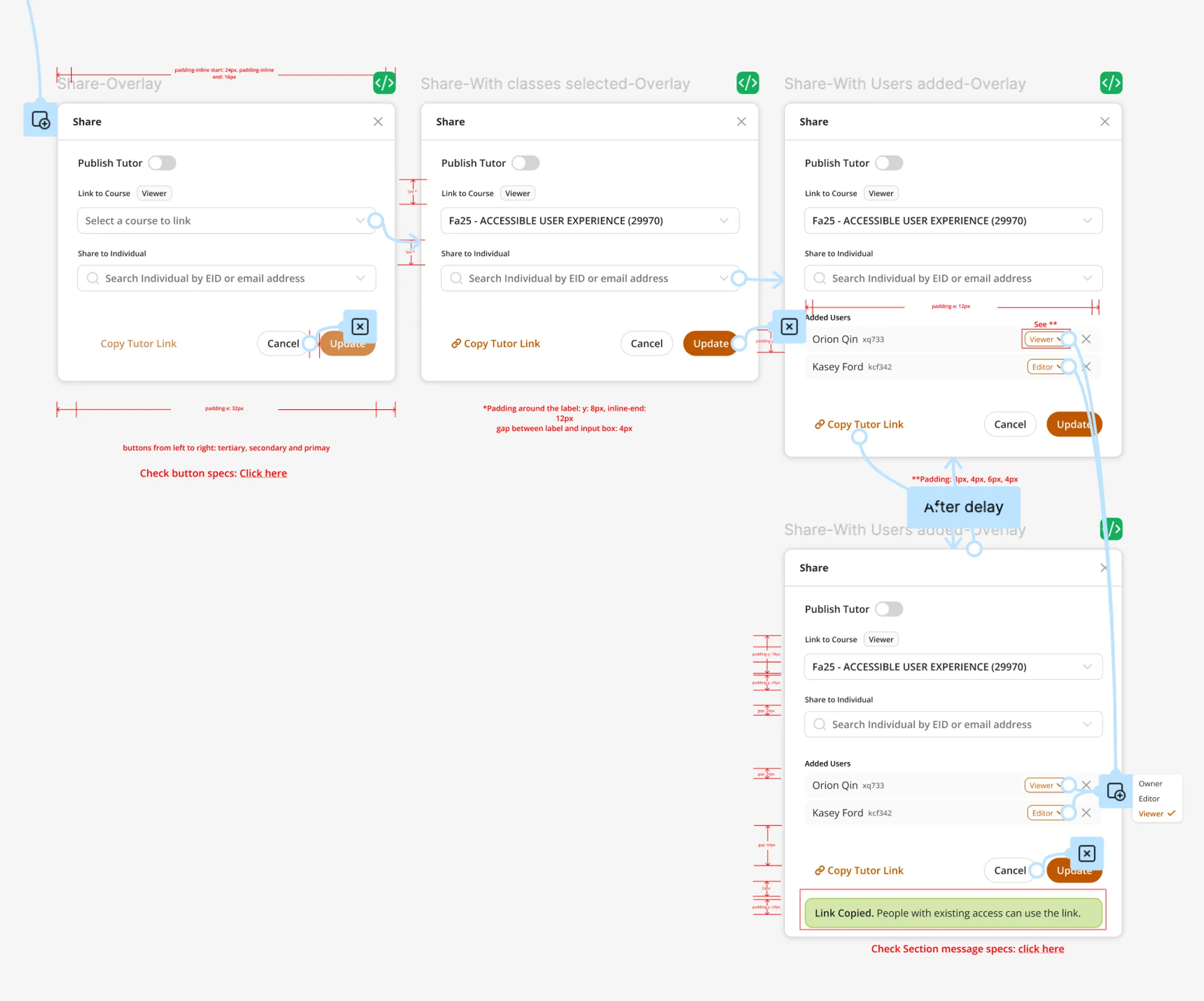 UT Sage sharing flow