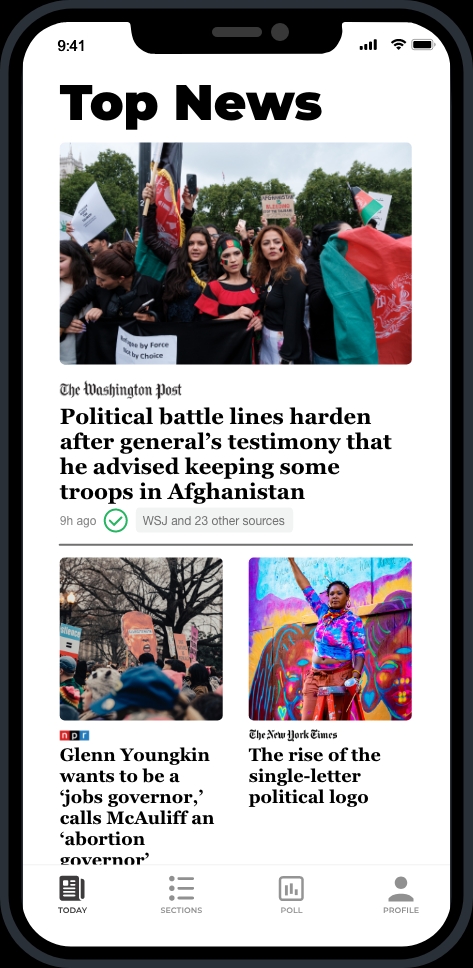 Trusty landing page