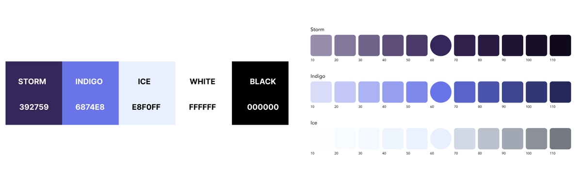 Venus design system color palette