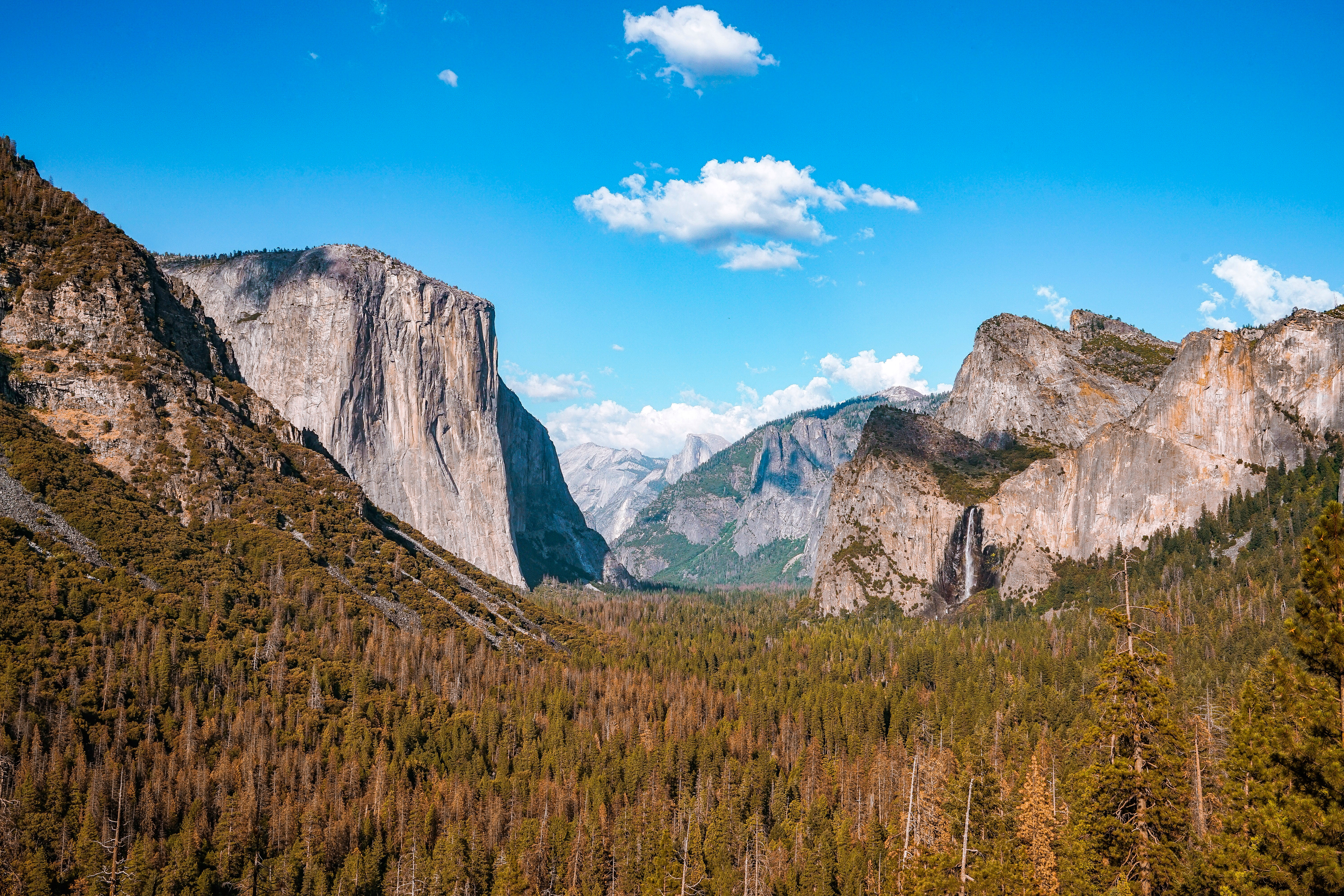 Yosemite Valley framed by El Capitan and Half Dome